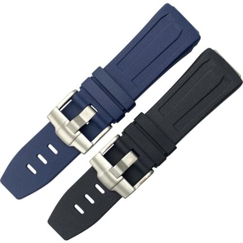 27mm black blue Rubber Watch Band For AP strap For Oak Concept 26589 26560IO.OO.D002CA.01.A Watchband Replace watchband tools