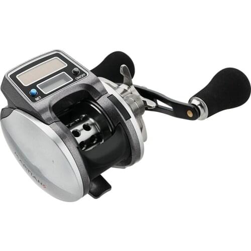 Baitcasting Fishing Reel With Line Counter 6+1 BB 6.2:1 Baitcaster Wheel with Digital Display Wedkarstwo Vessel Carretilha Pesca