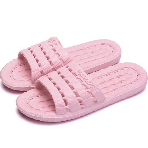 Bathroom slippers female summer non-slip indoor mens home couples thick-soled bath home mens sandals and slippers