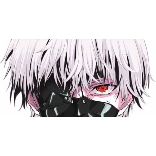 For Ghoul Tokyo Vinyl Car Wrap Waterproof Car Stickers Laptop Scratch-proof Window Decal for Vehicle 13cm*6cm