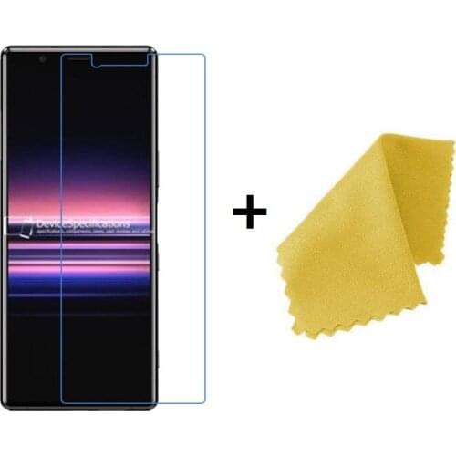 For Sony Xperia 8 5 1 10 Plus Screen Protector Protection Film Foil Guard Cover LCD Anti-Scratch HD Clear