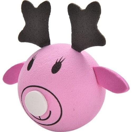 Hot Selling New Cartoon Elk Car Antenna Toppers For Car Aerials Animal Decorations For Car Accessories 1PC