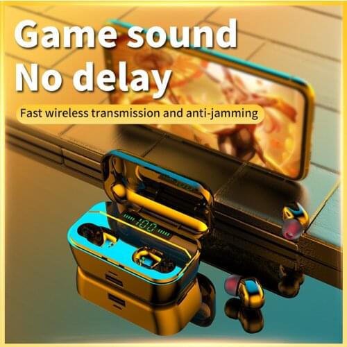 2020 NEW G6S Headset Bluetooth 5.0 Earphone Ture Wireless Stereo Touching Control Headset IPX7 Waterproof Sports Earphones