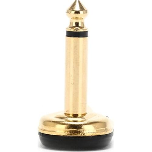 6.35mm Mono Jack Right Angle Plug Flat Male Guitar Effects Pedal Connector