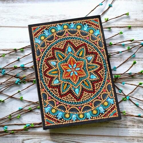 DIY Special Shaped Diamond Painting Notebook 64 Pages A5 Painting Book Sketchbook Diamond Embroidery Cross Stitch Craft
