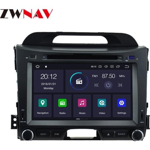 For KIA SPORTAGE 2010 Car radio player Android 10 64GB GPS Navigation Multimedia Player Radio