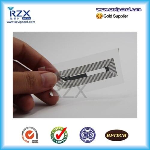 Free shipping 100PCS ISO14443A smart rfid inlay FM1108 chip rfid tag 13.56Mhz dry inlay