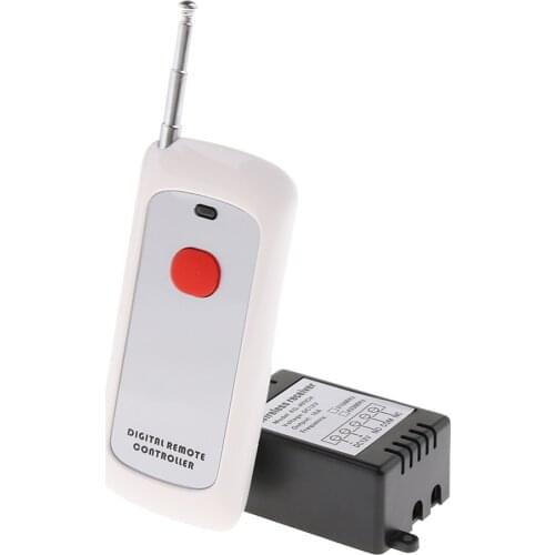 DC 12V Wireless Remote Control Switch With 1000m Receiver Relay For Pump Triggering And Stopping