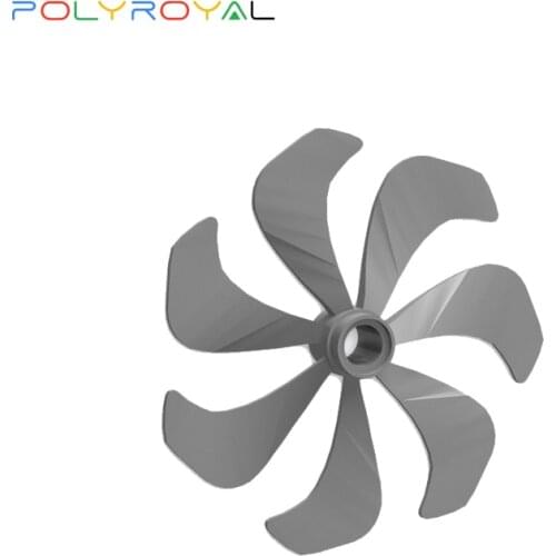 POLYROYAL Building Blocks Technology parts 6x6 middle hole 7-piece propeller 1 PCS Educational toy for children 87751
