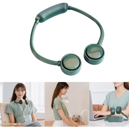 EAS-G2 USB Leafless Hanging 4800Mah Battery Personal Around the Neck Fan