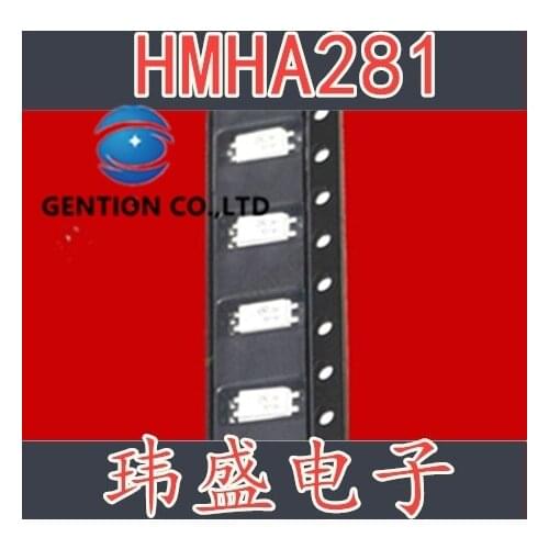 10PCS HMHA281R2 silk-screen SOP 281-4 photoelectric coupler coupling HMHA281 light in stock 100% new and original
