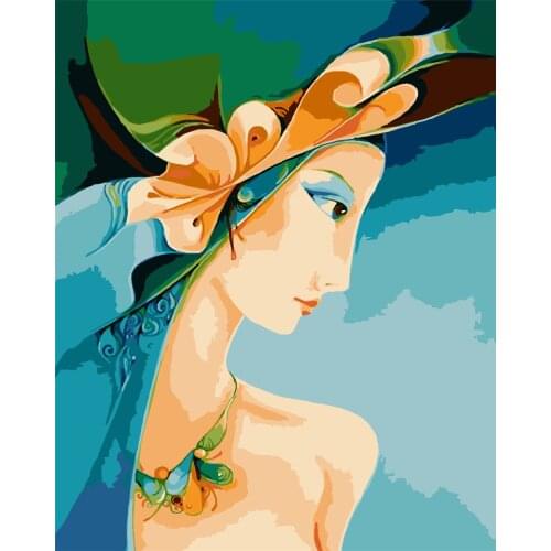 Misanthrope Love Diy Painting By Numbers Landscape Handpainted Art Gift Scenery Canvas Drawing Home Decor 40x50cm No Frame