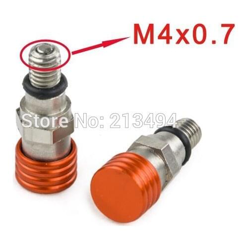 M4x0.7mm Fork Bleeders Valves For KTM, HUSKY, WP, Marzocchi, Olins, Paioli Forks