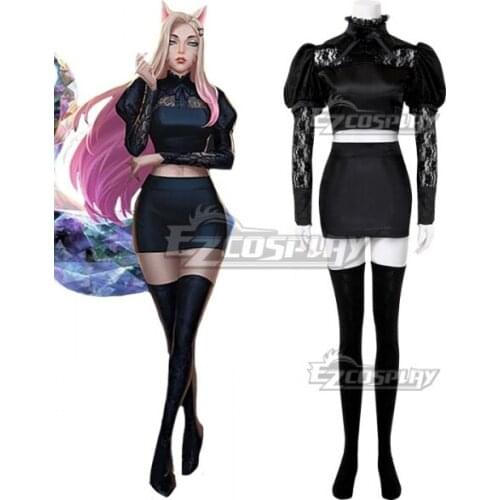 LOL 2020 KDA K/DA THE BADDEST Ahri Cosplay Costume