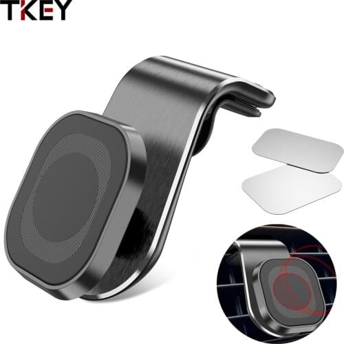 Magnetic Car Phone Holder Mobile Phone GPS Air Vent Mount Stand 360° Rotating Non-slip Holder For iPhone Xiaomi Oppo Huawei