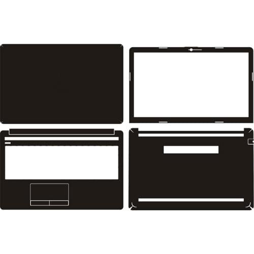 KH Carbon fiber Laptop Sticker Skin Decal Cover Protector for HP Laptop 15-db0091nr 3WE74UA compatible 15.6-inch