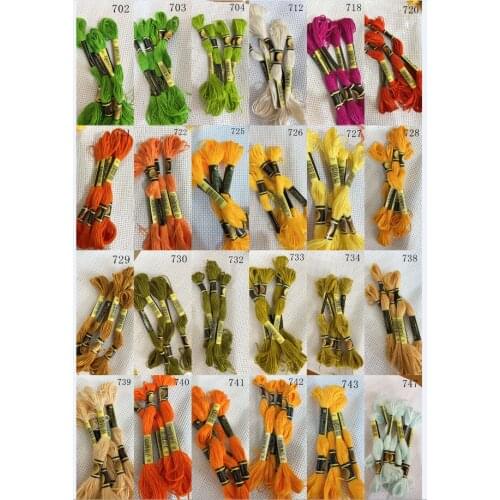 8N CXC Threads Two labels rose to me 10 pieces cross stitch threads cross stitch embroidery thread Custom threads colors 03