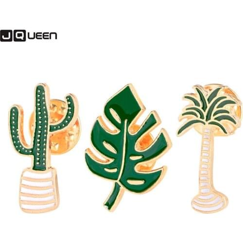 New chic Originality lovely Brooch Forest System Leaf Botany Flowers And Plants Oil Brooch female gift