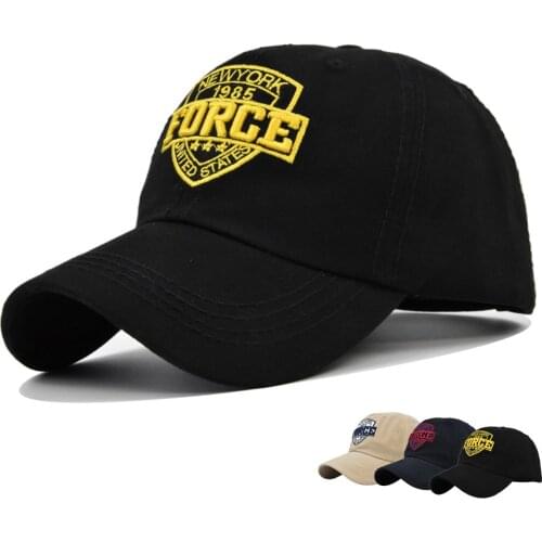 2021 New Letter Force Embroidered Cotton Baseball Cap Outdoor Leisure Men and Women Sports Sun Hat Hip Hop Trucker Hat
