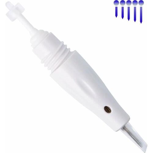CHUSE 5-Slope Disposable Sterilized Tattoo Machine Permanent Makeup Needle Tip for C5 C5T Eyebrow Lip Eyeliner Machine Kit 10PCS