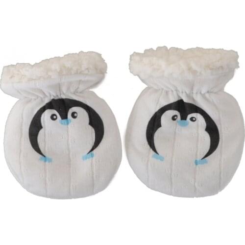 Winter Gloves Anti-grab Mittens Thicken Warm Fleece Glove Cute Boys Girls Hand Warmer For Newborn Baby Gift