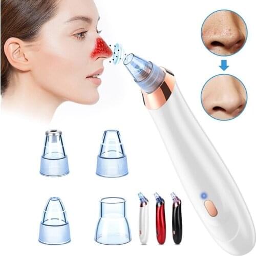 Pore Cleaner Blackhead Remover Electic Machine Face Acne Pimple Removal Blackhead Vacuum Suction Facial Diamond Beauty Tool