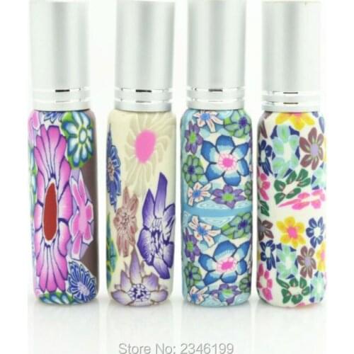 10ML 30pcs/lot Portable Perfume Atomizer, Empty Spray Polymer Clay Bottle, Pendant Decoration Personalized Gifts, Hot Sale