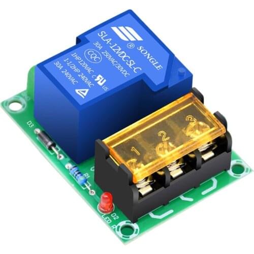 Relay Module Normally Open Normally Closed 30A High Current Relay Output 5V 12V 24V Power Supply