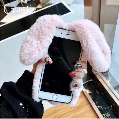 Luxury Phone Case For Samsung A11 A21 A21s A31 A41 A51 A71 A81 A91 M11 M31 M31s A31s A01 M01 Core M51 A42 Fluffy Plush Cover
