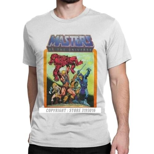 Skeletor Tshirt He-Man Of The Universe Battle Men Tshirt She-Ra Beast Tee Shirt Harajuku Camisa T-Shirt Cotton