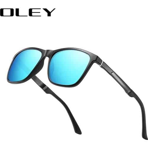 OLEY Brand Mens Vintage Sunglasses Polarized UV400 Lens Eyewear Accessories Male Sun Glasses For Men/Women gafas