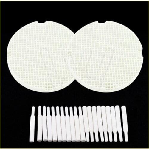 Dental Lab Honeycomb Firing Trays 2pcs + 20PCS Pins