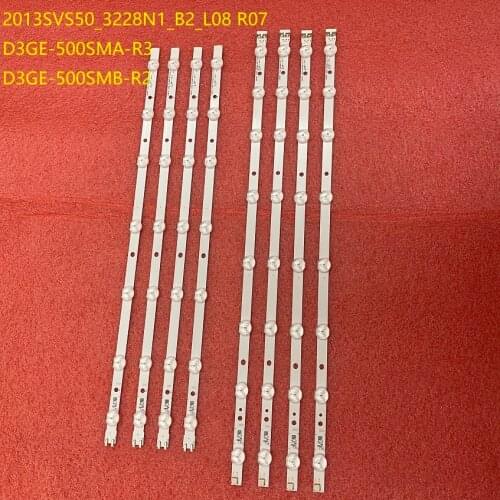 8 PCS/set LED backlight strip for Samsung UN50J6200 BN96-28770A BN96-28771A BN96-35206A BN96-35207A BN96-000000A T500HVF02.2