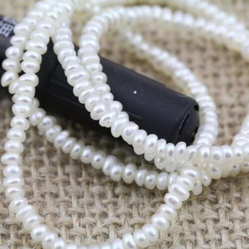 Unique Pearls jewellery Store,2.5-3mm Seed Pearl Strand,Natural Freshwater Small Size Loose Beads One Full Strand 14inches