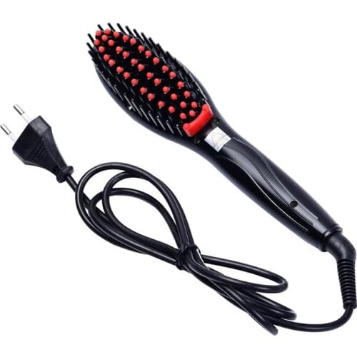 Hair Straightener Ceramic Electric Straightening Brush Comb Wet Dry Hair Care Auto Straight Hair Comb brush Styling Tools
