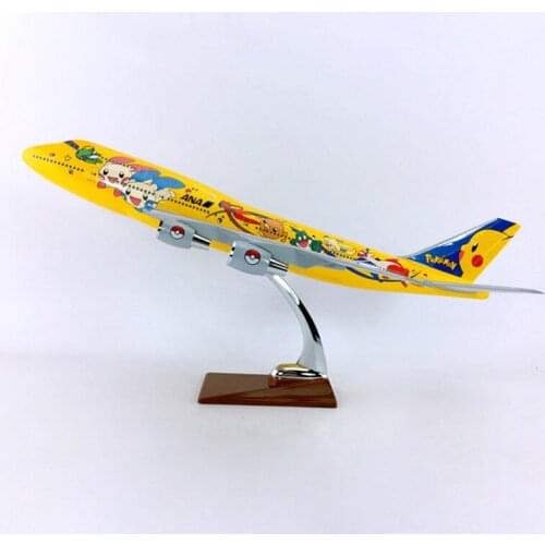47CM Japan All Nippon Air ANA Resin Plane Airline Airway Aviation Model Toy 747 Aircraft B747 Plane Fans Collection Display