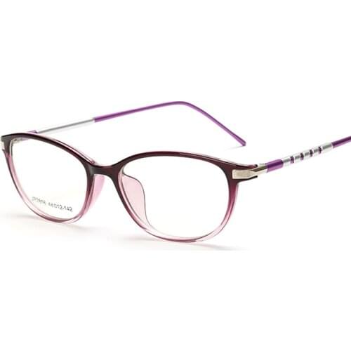 Laura Fairy Curve Design Women Eyeglass Optical Frame High Quality PC Metal Patchwork Mens Womens Cateye Glasses Frames Optical