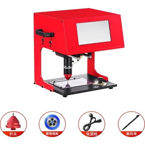 Metal Signage nameplate marking machine 170*110mm Electric&Pneumatic Lettering Machine no need computer for metal part nameplate