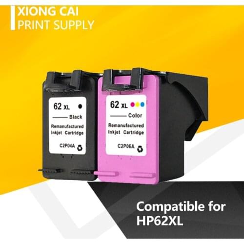 2020 For HP 62 Compatibel Ink Cartridges For HP 62 For HP Envy 5640 5660 7640 5540 5545 Officejet 5740 5743 5744 5745 printers