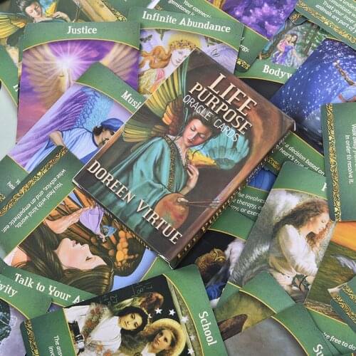 44PCS Tarot Cards Table Deck Board Game Life Purpose Oracle Cards For Fortune Telling Playing Card Games Entertainment