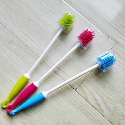 Baby Bottle Brushes Cleaning Cup Brush For Nipple Spout Tube Kids Feeding Cleaning Brush Nipple Brush Coffee Tea
