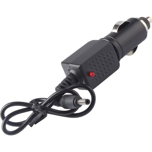 Travel Car Charger Adapter 3.5mm 12V for Head Lamp LED Flashlight Torch