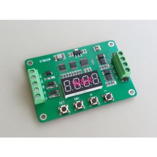 DTM02 Two-way Multi-function Transistor Module / Delay / Self-locking / Cycle / Timing / DC Solid State Relay