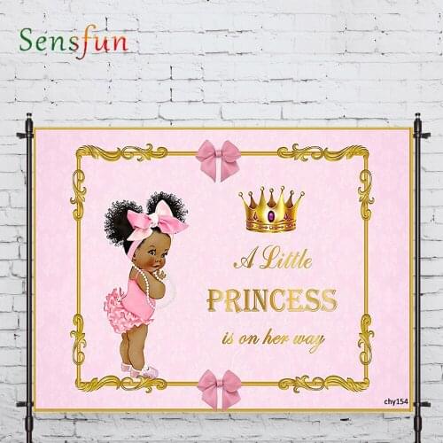 LEVOO Photographic Background Pink Princess Crown Frame Party Background Photobooth Photo Studio Fabric Shoot