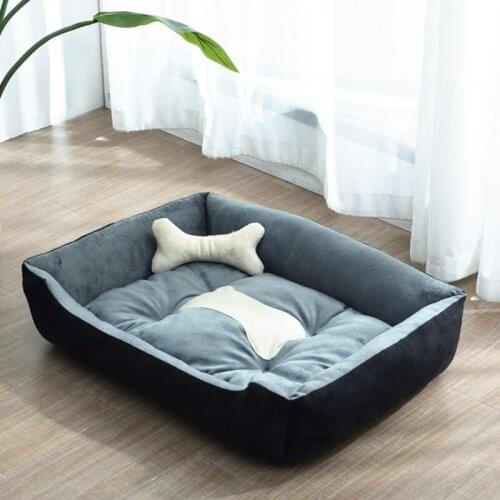 Lovely dog beds for bed kennel Bomei Small dogs dog Labrador Teddy kennel summer fadou indoor pet supplies cat kennel