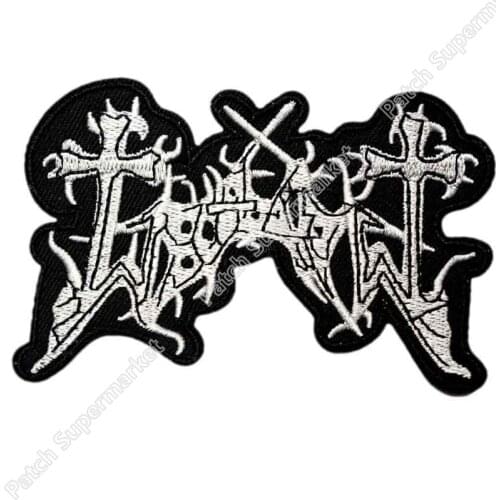 MAYHEM Iron On/Sew On Patch Tshirt TRANSFER MOTIF APPLIQUE Rock Punk Badge Wholesale