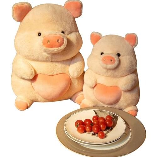 Cartoon Cute Pig with Clothes Plush Toys Stuffed Kawaii Animal Doll Soft Baby Accompany Pillow for Kids Girls Birthday Gift