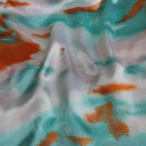 Soft Craft Satin Lining Fabric Glossy Ombre Tissue Tilda DIY Scarf Ribbon Decoration Fabric