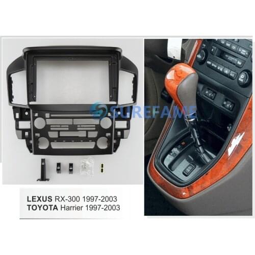 9 inch Car Fascia Radio Panel for LEXUS RX300 / TOYOTA Harrier 1997-2001 Dash Kit Install Facia Console Bezel 9inch Trim Plate