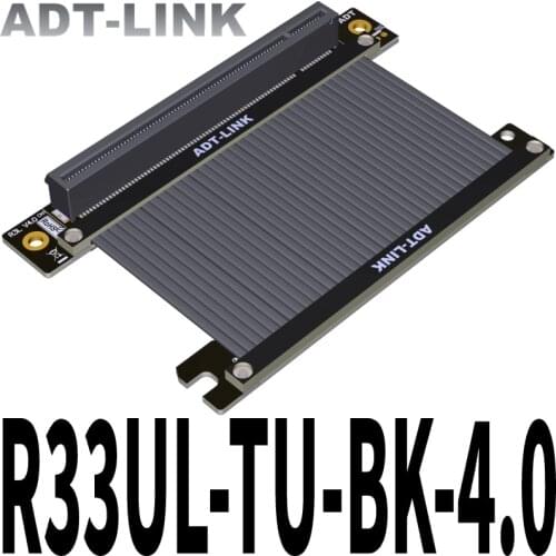 PCIe 4.0 X16 Riser Cable Single Reverse ITX Case NVIDIA&AMD 6000 Series GPU Newly Revised GEN4.0 No BSOD WUE/WHEA Riser Extender